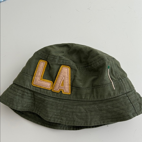 Nick Fouquet Olive Green Hat with Floral Lining main image 1